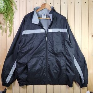 Adidas Windbreaker Men's Black and Gray